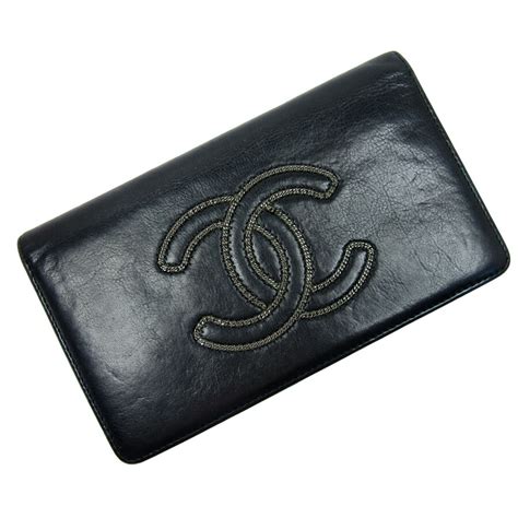 chanel 2 fold wallet